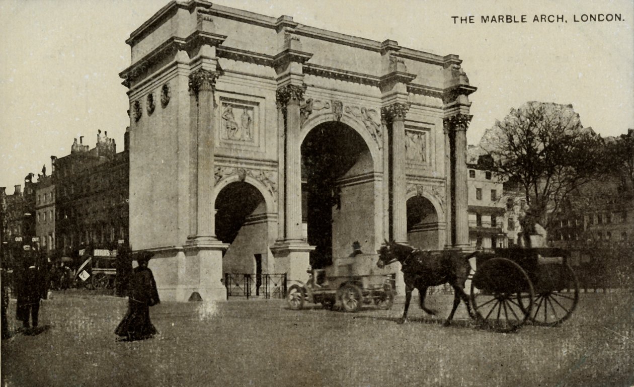 Marble Arch, Londra, 19. yüzyıl sonu - 20. yüzyıl başı. by Unbekannt