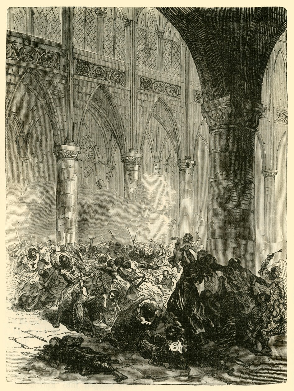 Beziers Katliamı, 1209, 1890. by Unbekannt