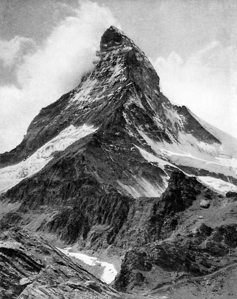 Matterhorn, Alpler, 20. yüzyıl by Unbekannt