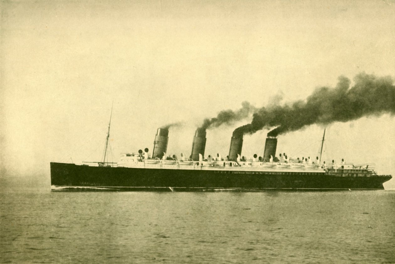 Mauretania Cunard Hattı, 30.696 Ton, c1930. by Unbekannt