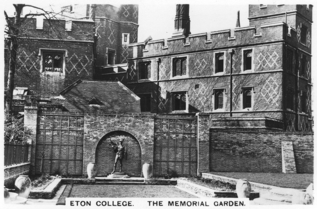 Memorial Garden Eton Koleji, 1936 by Unbekannt