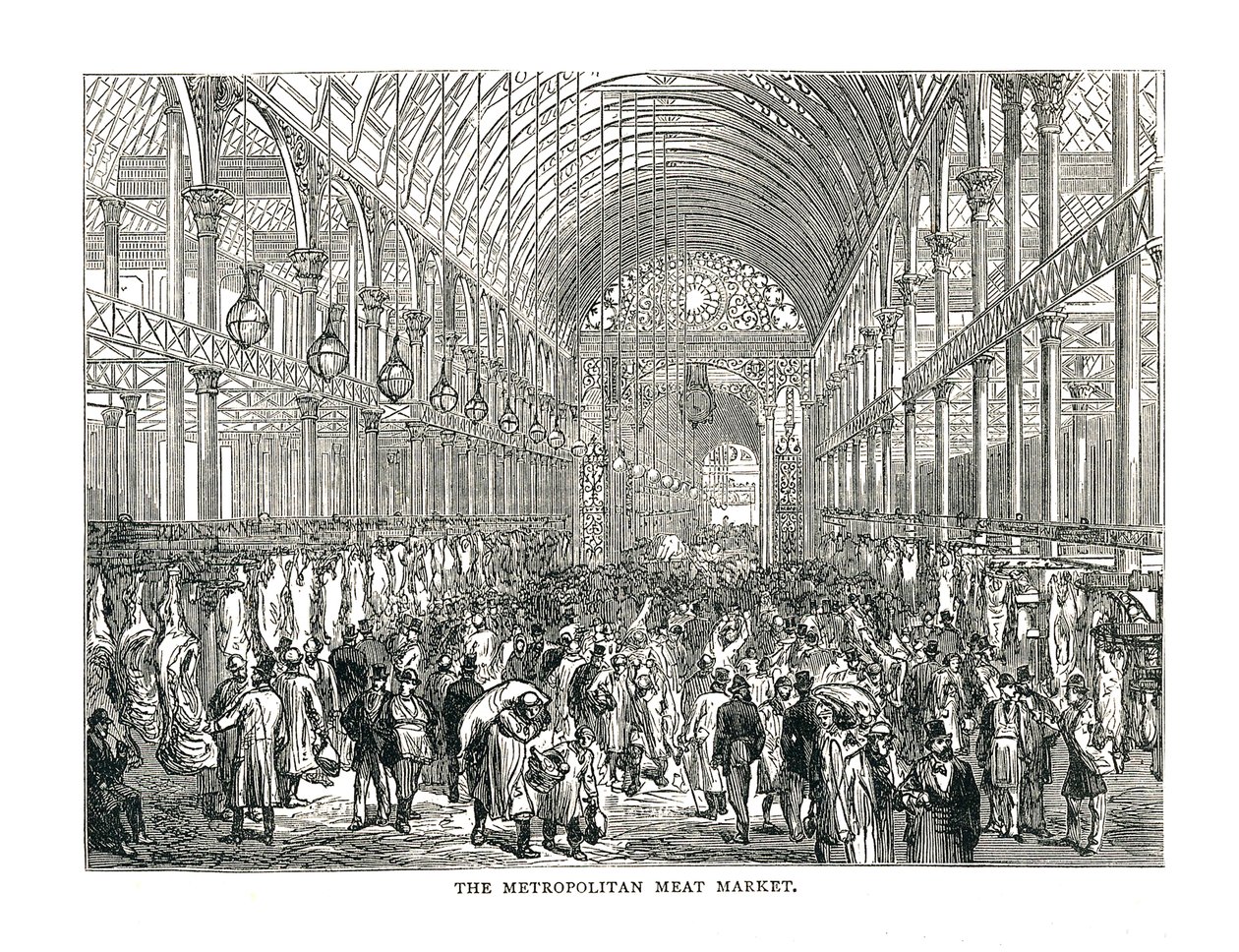 Metropolitan Et Pazarı, 1878 by Unbekannt