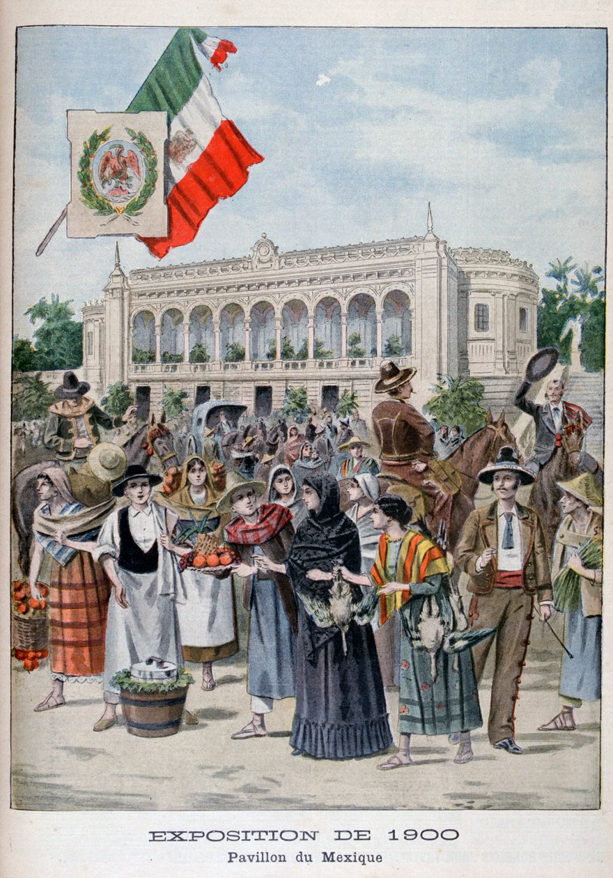1900 Evrensel Sergisindeki Meksika pavyonu, Paris, 1900 by Unbekannt