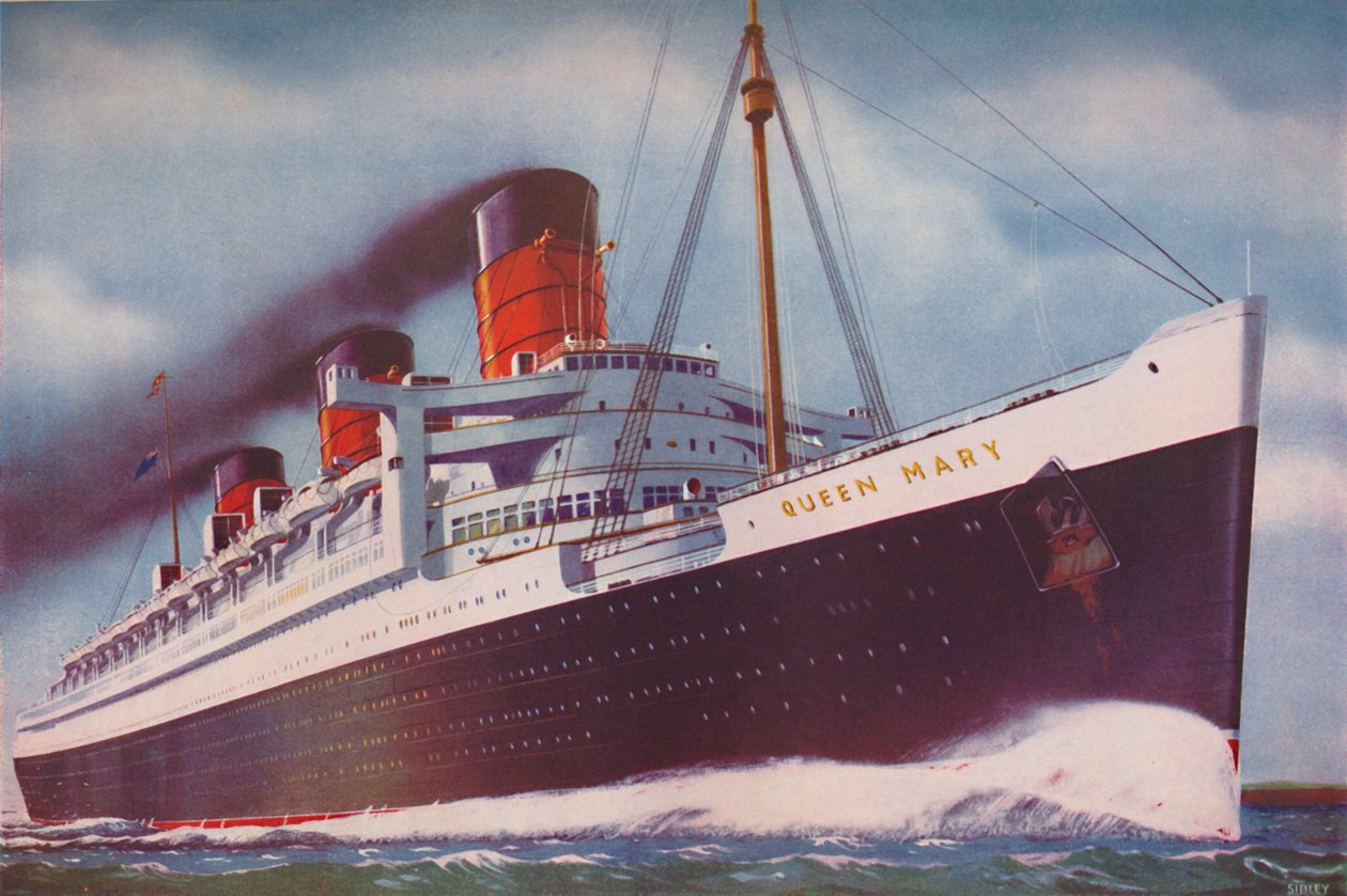 Mighty Atlantic Rekortmen, Queen Mary, 1937 by Unbekannt