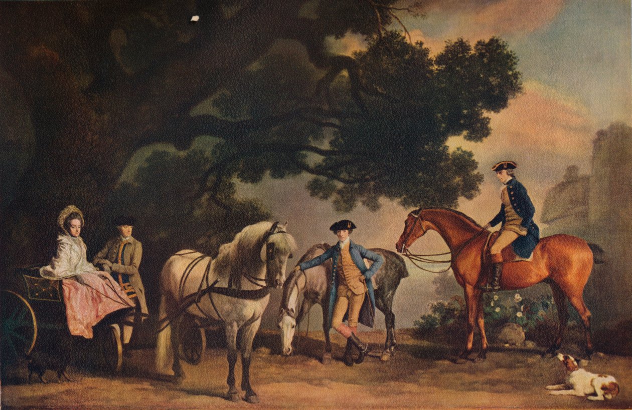 Milbanke ve Melbourne Aileleri, c1796, 1929 by Unbekannt