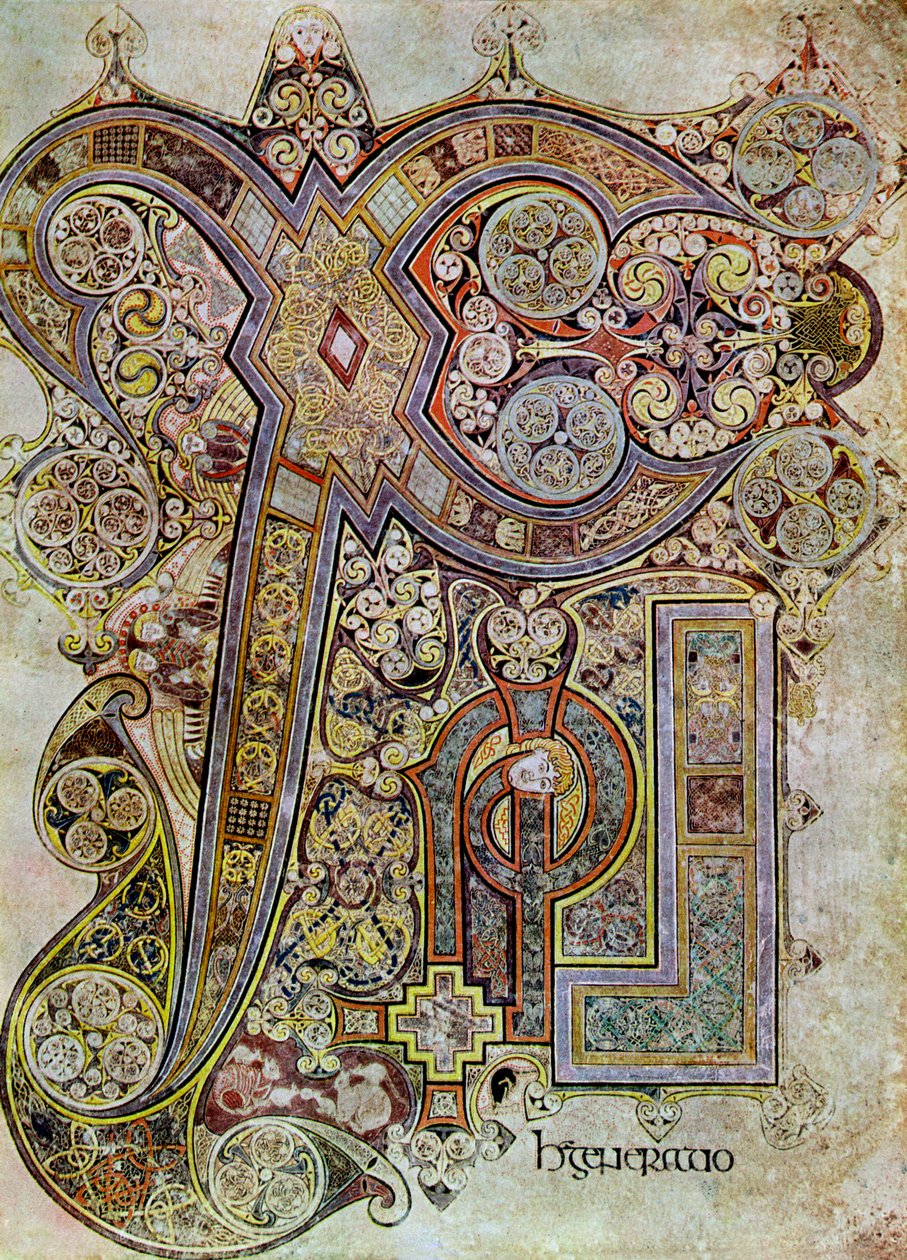 Monogram Sayfası, MS 800, 20. yüzyıl by Unbekannt