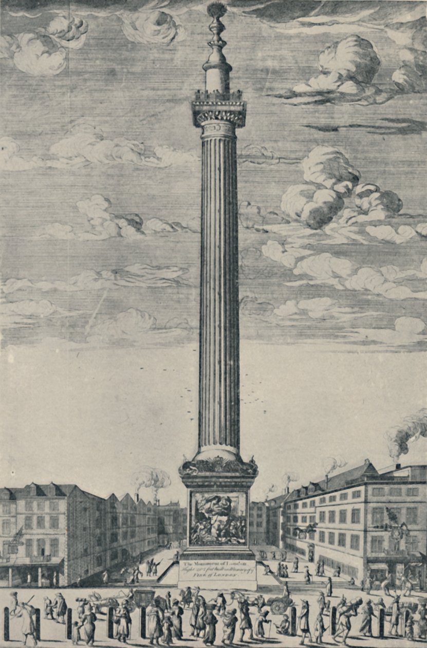 Londra Anıtı, c1685, 1920 by Unbekannt