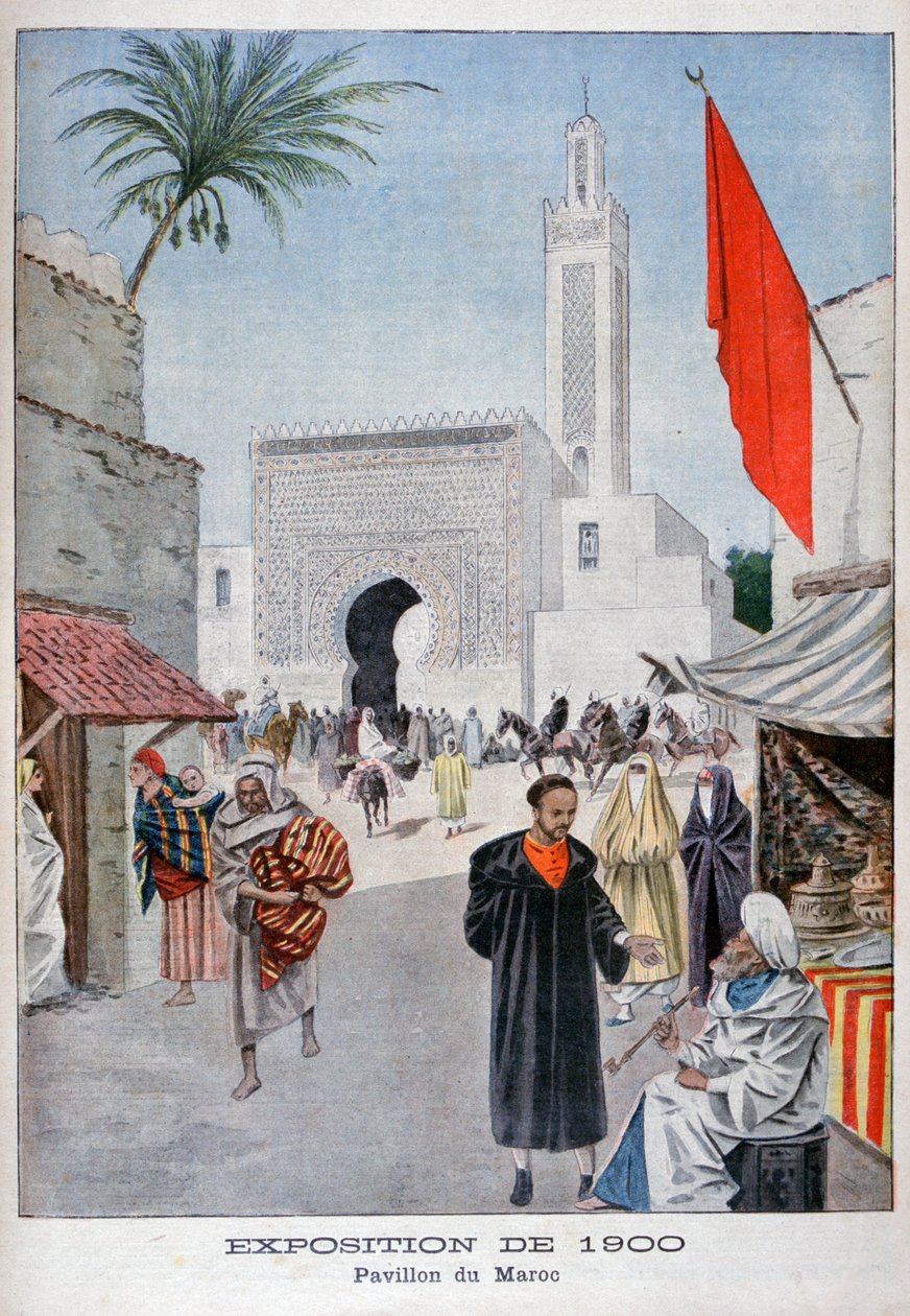 1900 Evrensel Sergisinde Fas pavyonu, Paris, 1900 by Unbekannt