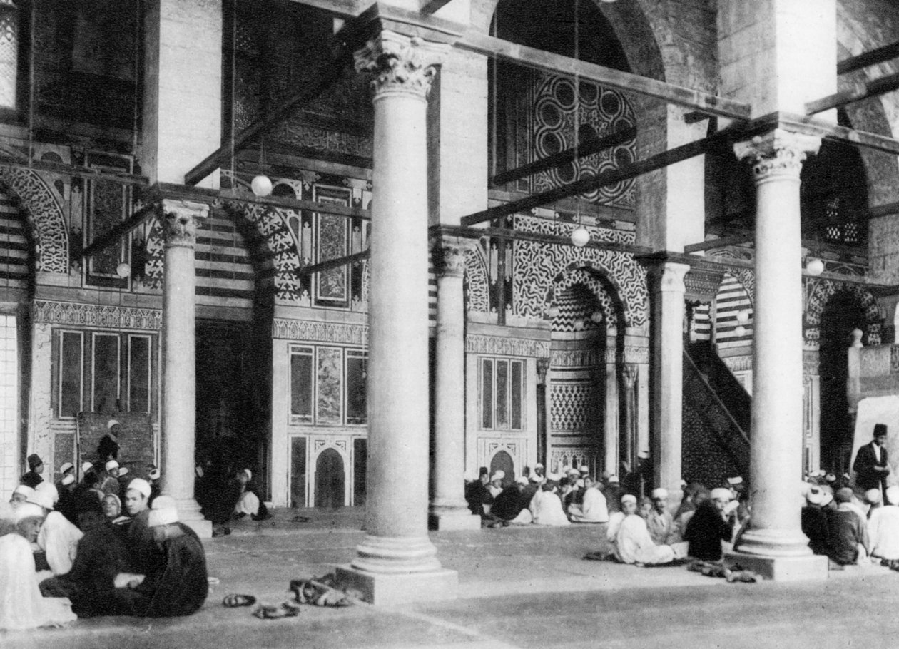 El-Mouayad Camii, Kahire, Mısır, c1920