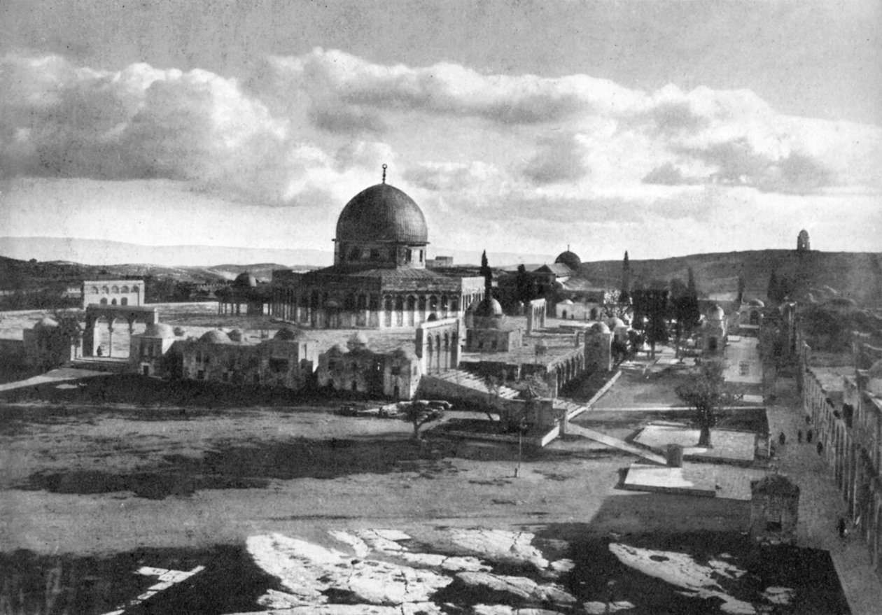 Ömer Camii antik tapınağın bulunduğu yerde, Bethlehem, İsrail, 1926 by Unbekannt