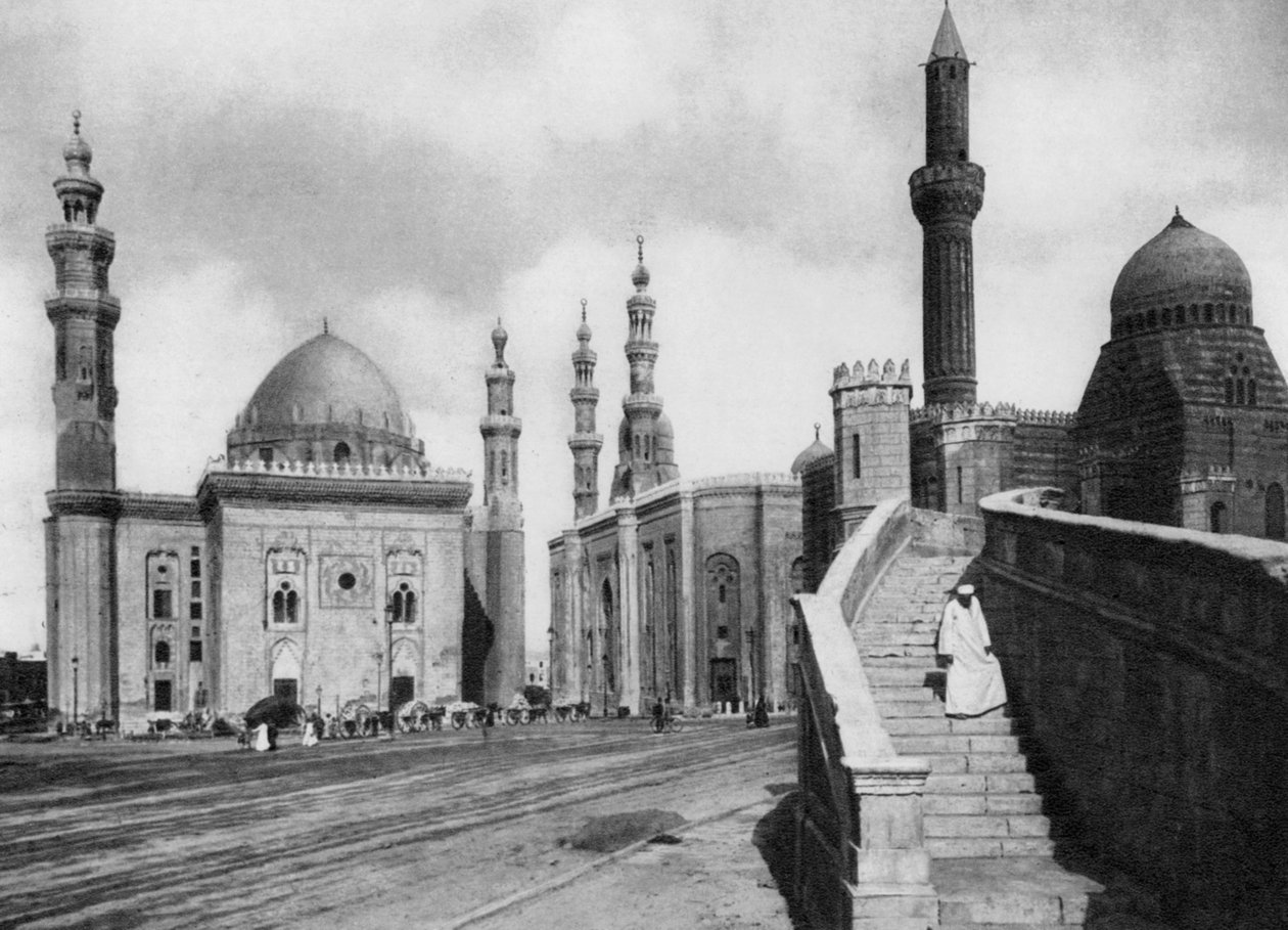 Sultan Hassan ve El Rufai Camileri, Kahire, Mısır, 1920