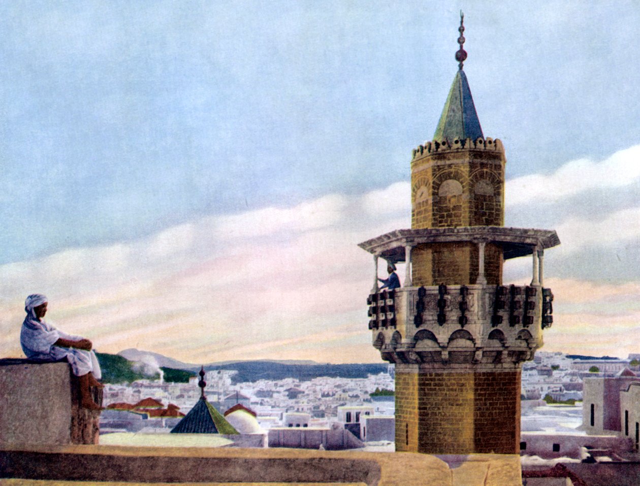 Minaresindeki Müezzinin Mü