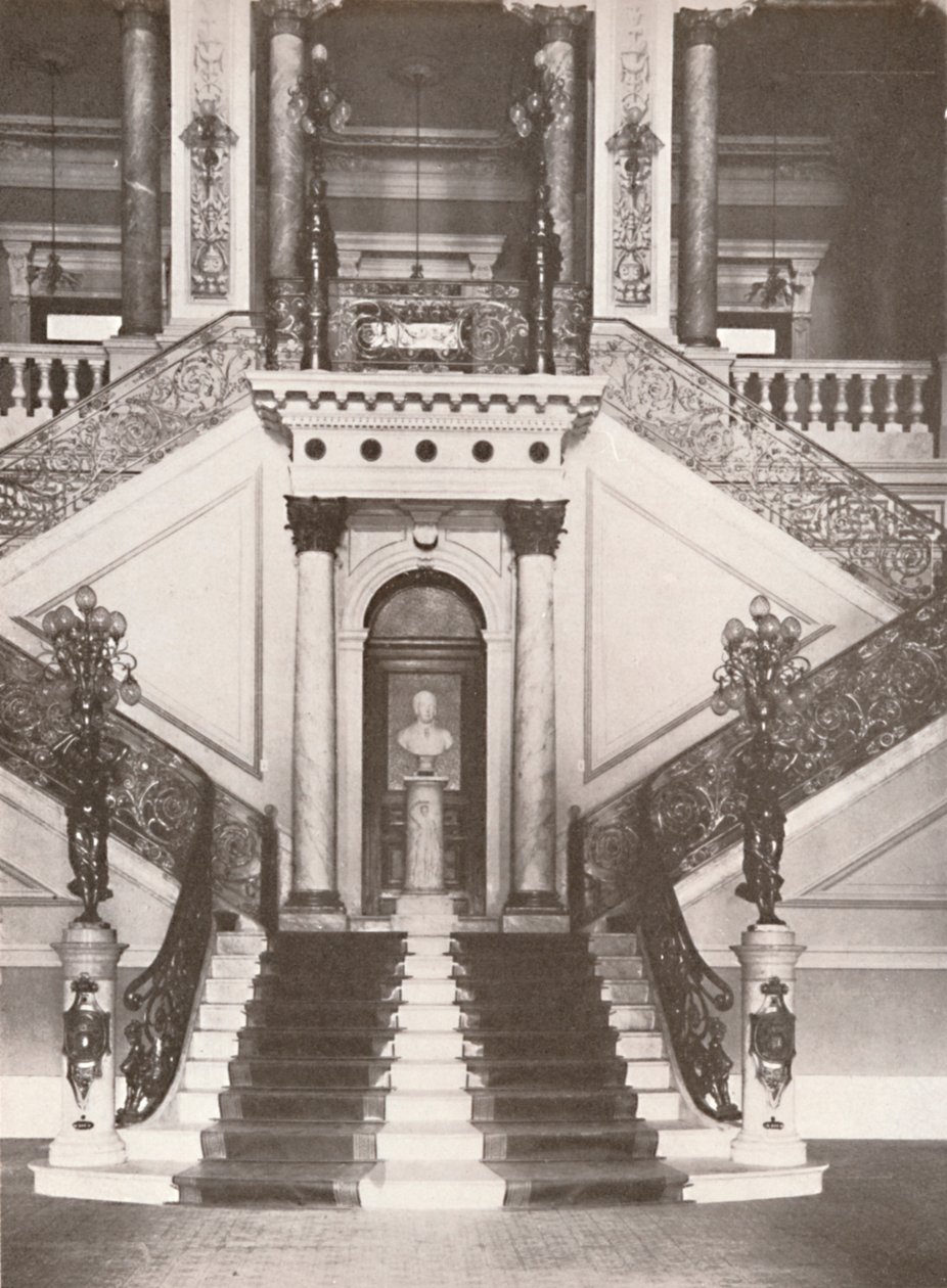 Milli Kütüphane merdiveni, 1914 by Unbekannt