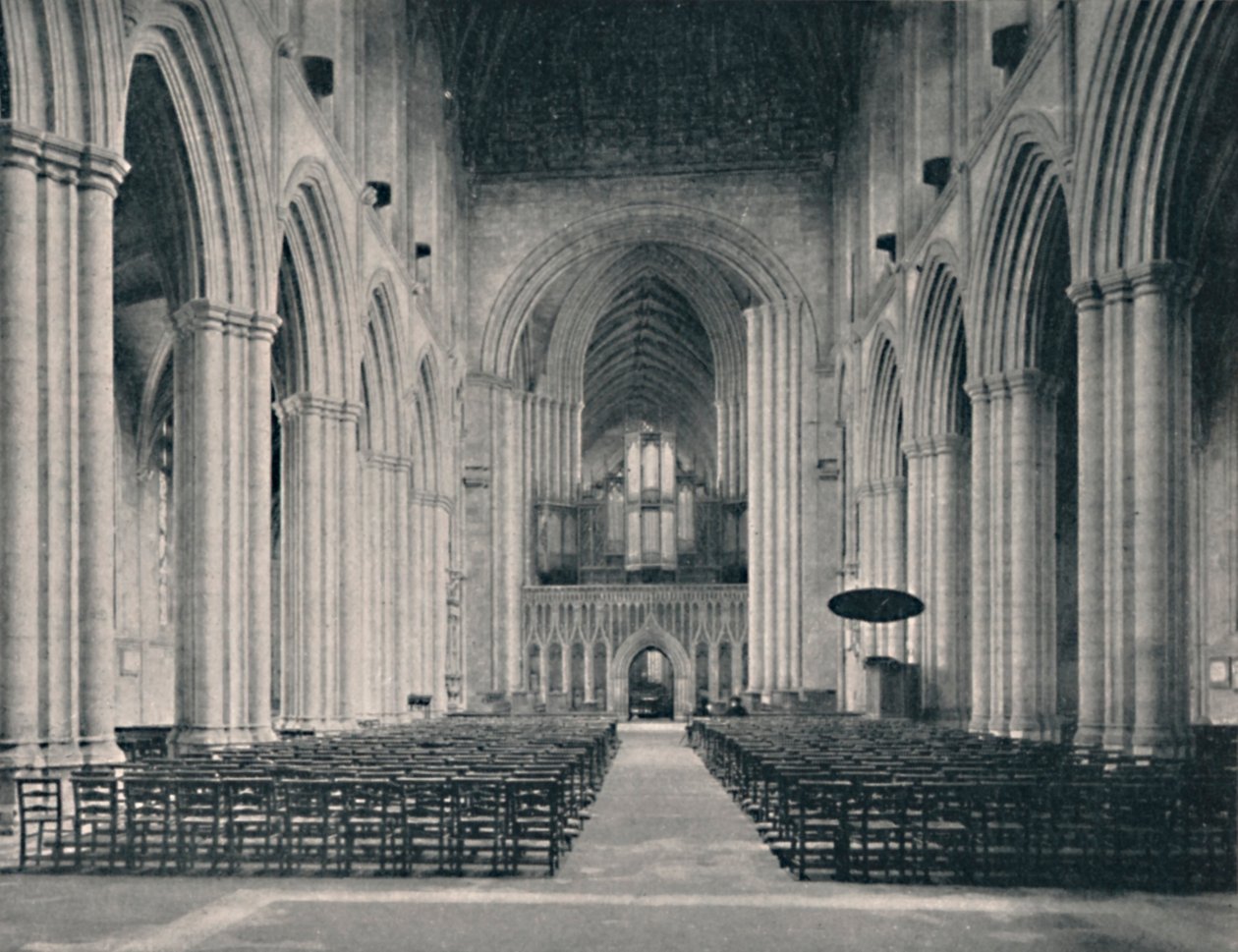 Nef, Ripon Katedrali, 1904 by Unbekannt