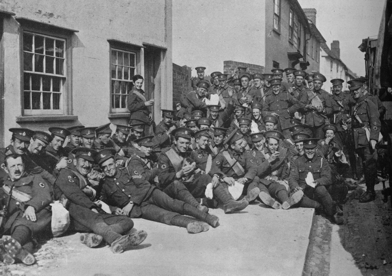 Eğitimde Yeni Ordu: Yol kenarında bir dinlenme, 1915 by Unbekannt