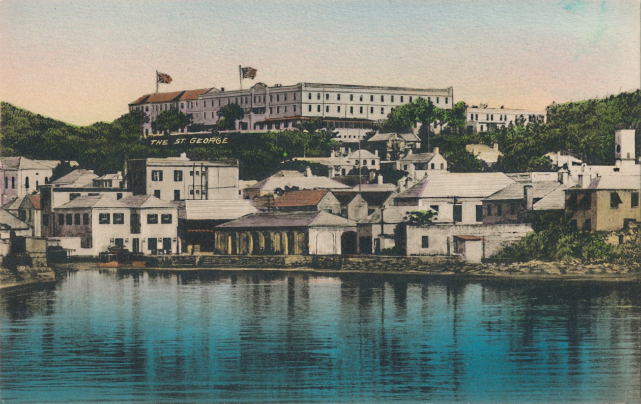 New St. George Oteli, St. Georges, Bermuda, 20. yüzyılın başlarında. by Unbekannt