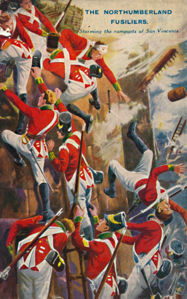 Northumberland Piyadeleri. San Vincente surlarının fırtınası, 1812, 1939. by Unbekannt