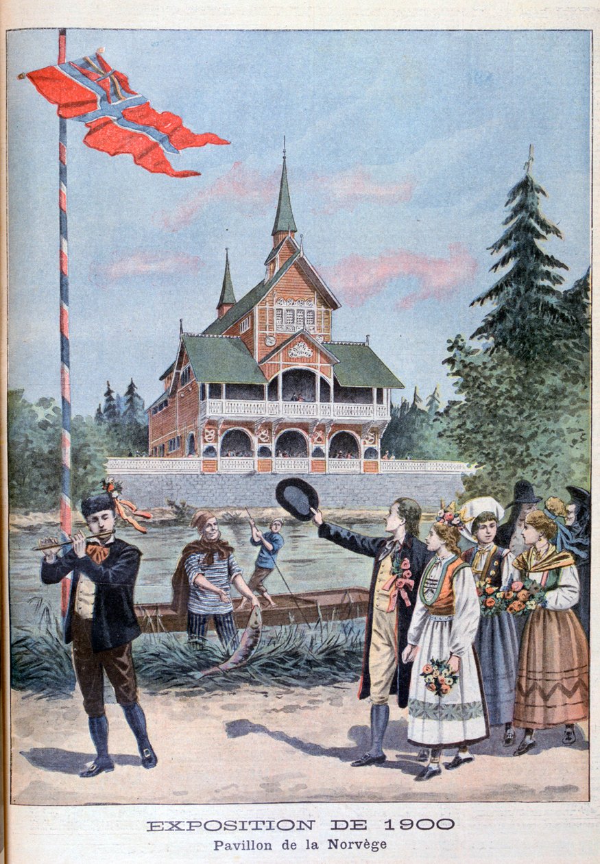 1900 Evrensel Sergisindeki Norveç pavyonu, Paris, 1900 by Unbekannt