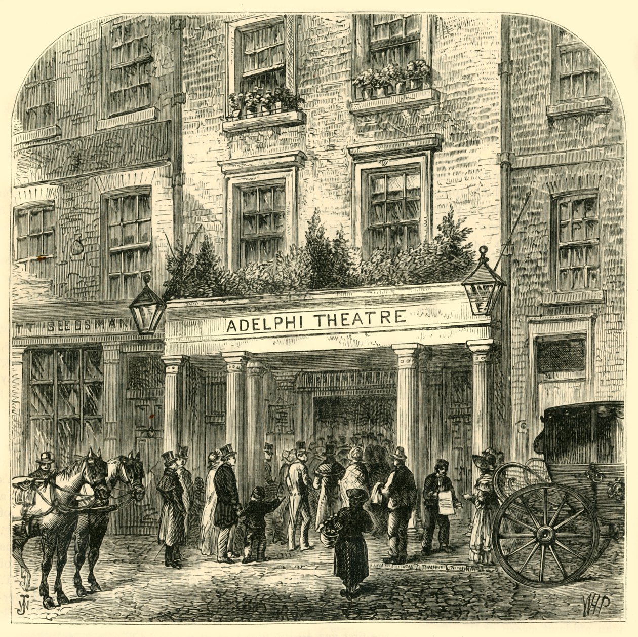 Eski Adelphi Tiyatrosu, 1881. by Unbekannt