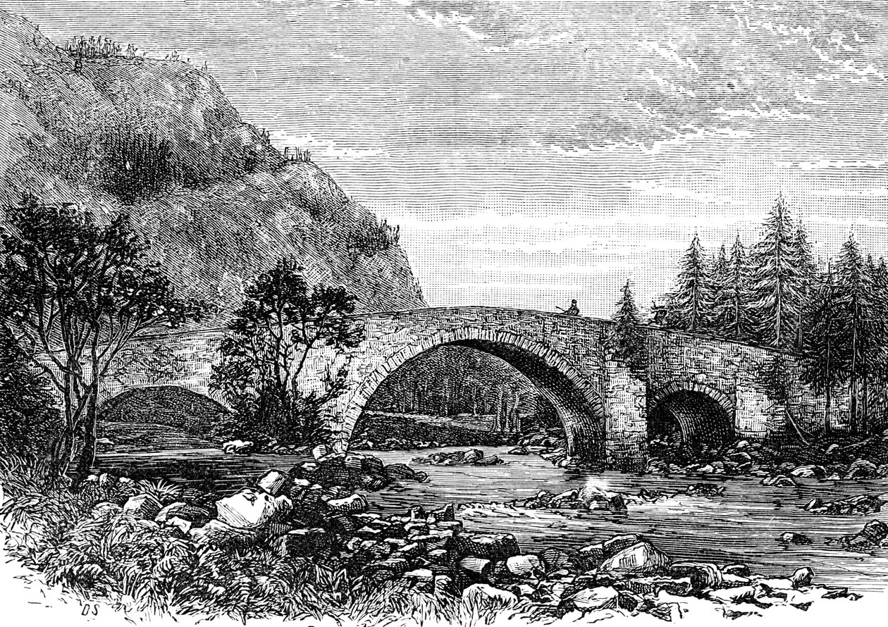 Eski Köprü, Invercauld, İskoçya, 1900 by Unbekannt