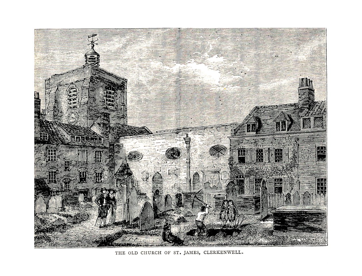 Eski St.James Kilisesi, 1878 by Unbekannt