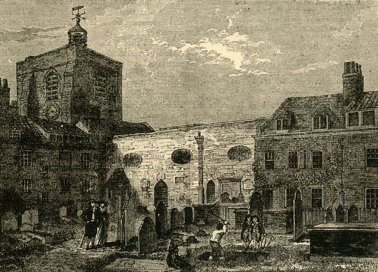 Aziz James Eski Kilisesi, Clerkenwell, c1872. by Unbekannt