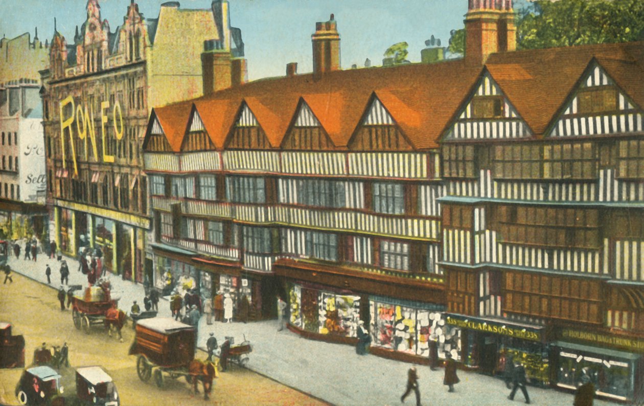 Eski Evler, Holborn, Londra, c1910. by Unbekannt