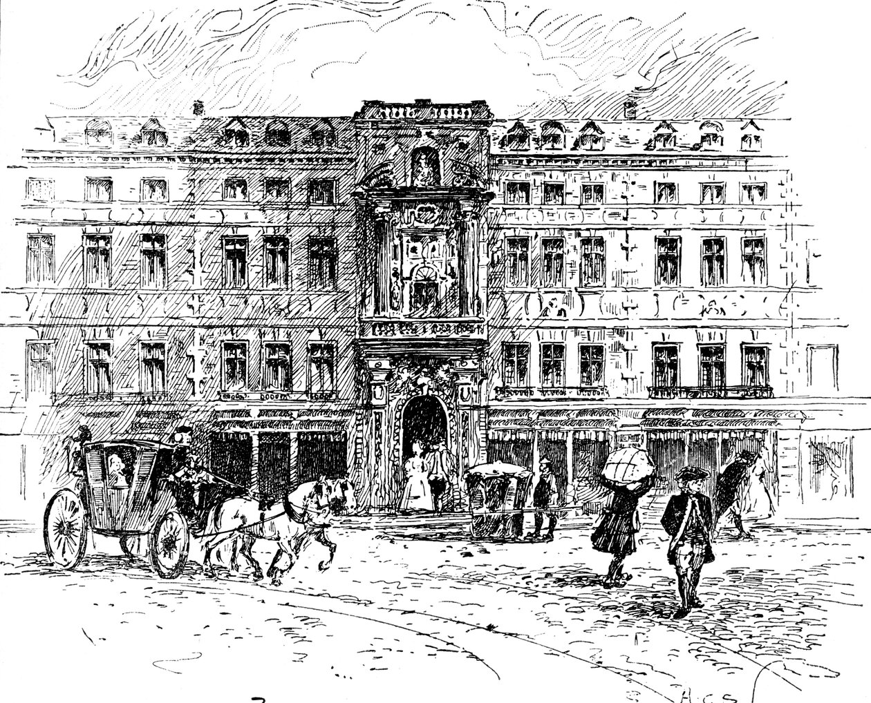 Eski Mercers Salonu, Londra, 1909 by Unbekannt