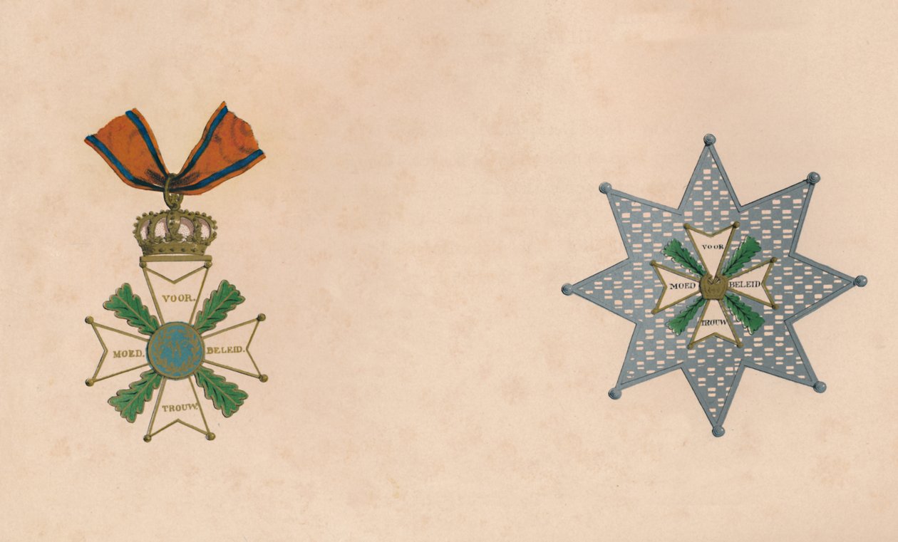 Hollanda Wilhelm Nişanı, c19. yüzyıl by Unbekannt