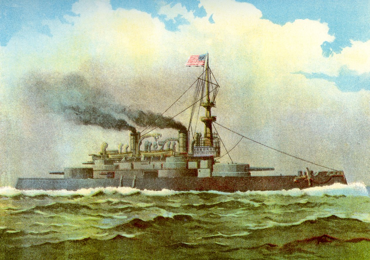Küba için Oregons yarışı, 1898 by Unbekannt