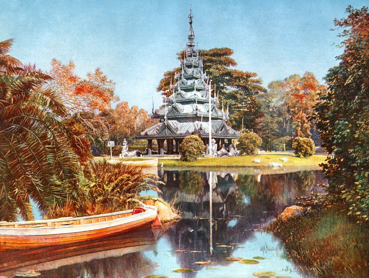 Pagoda, Eden Gardens, Kalküta, Hindistan, 20. yüzyılın başları by Unbekannt