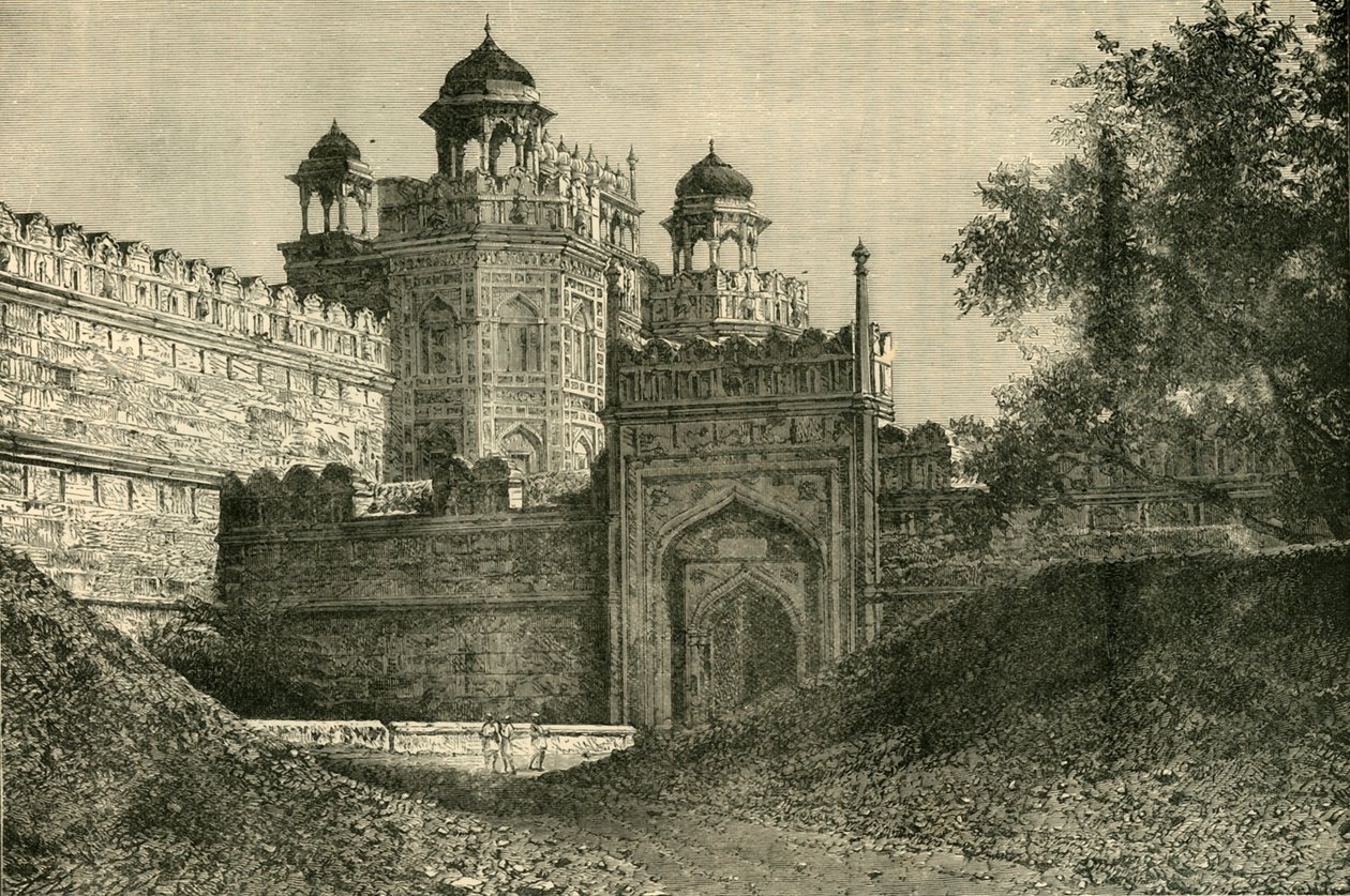 Moğol İmparatorları Sarayı, Delhi, 1890. by Unbekannt