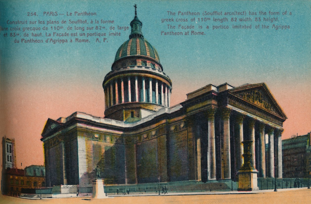 Panteon, Paris, c1920 by Unbekannt