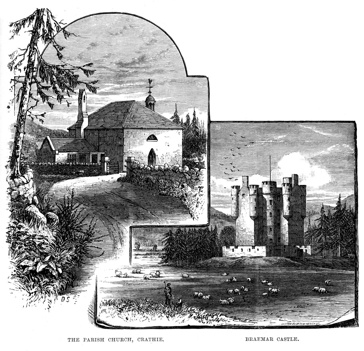 Parish Kilisesi, Crathie ve Braemar Kalesi, İskoçya, 1900 by Unbekannt