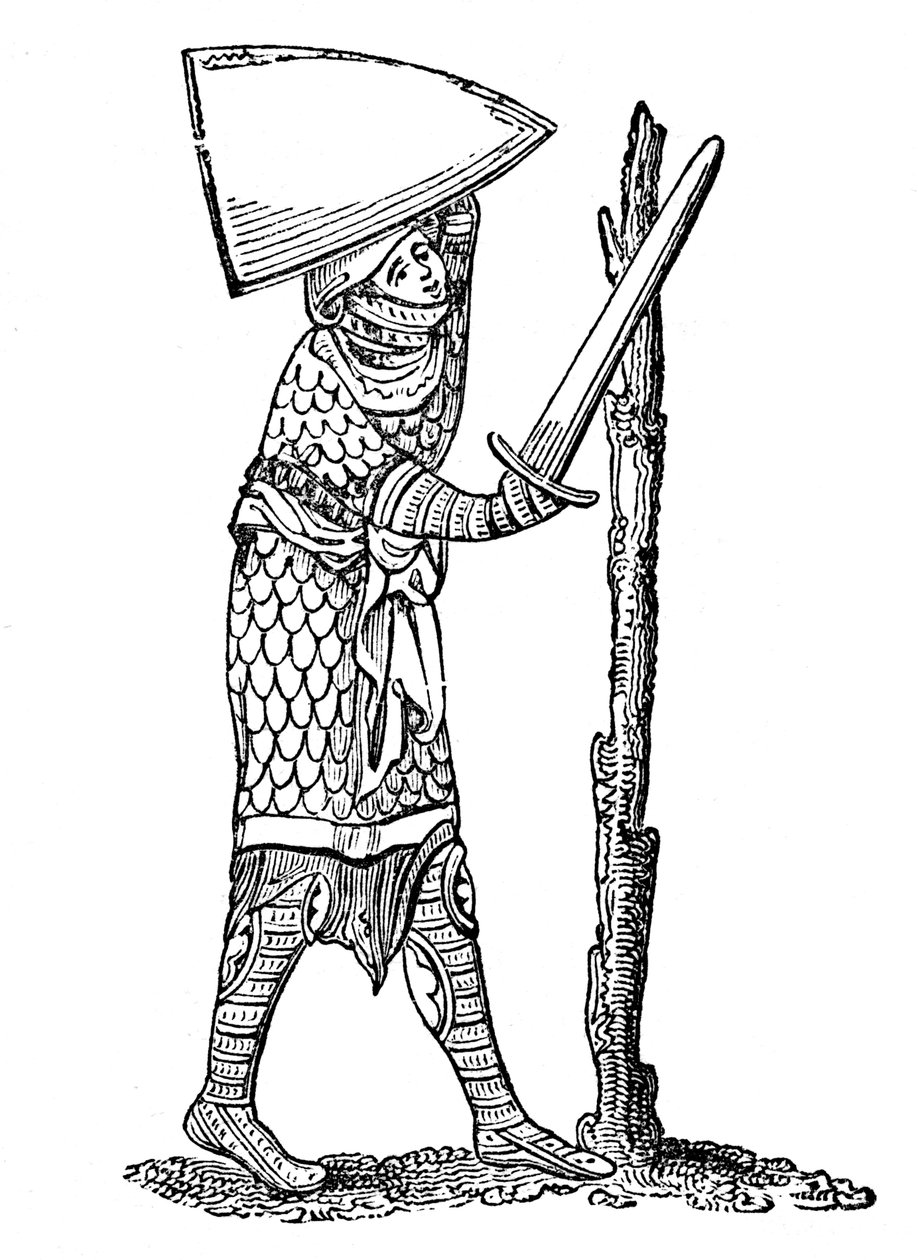 Pel Quintain, 14. yüzyıl, 1883 by Unbekannt