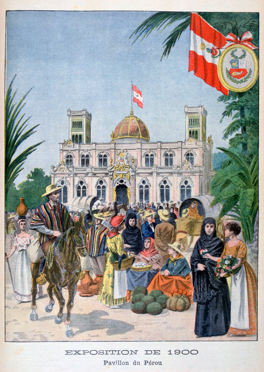 1900 Evrensel Sergisinde Peru pavyonu, Paris, 1900 by Unbekannt