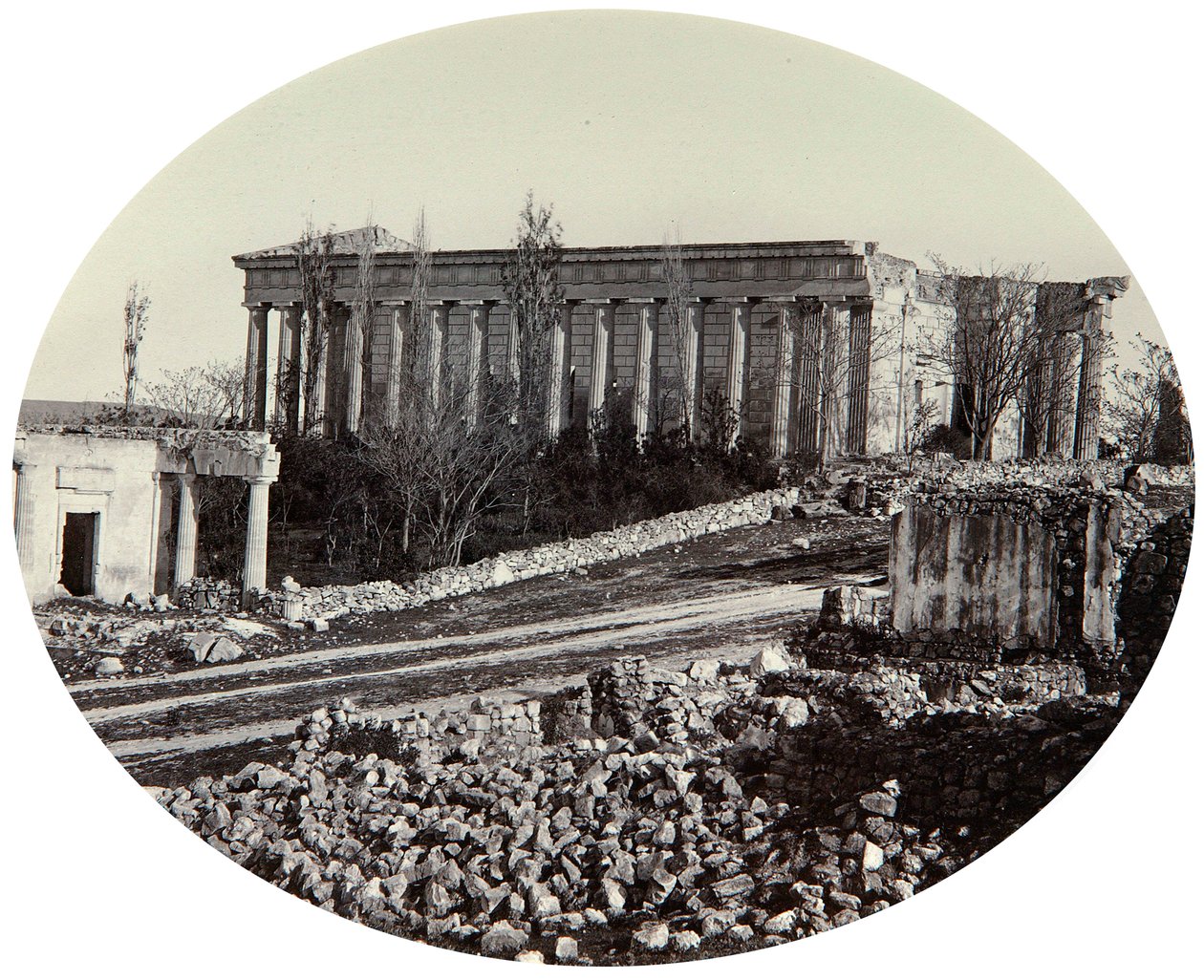 Kırım Savaşı'ndan sonra Sivastopol'daki Peter ve Paul Katedrali, Kırım, 1850'lerin sonlarında by Unbekannt