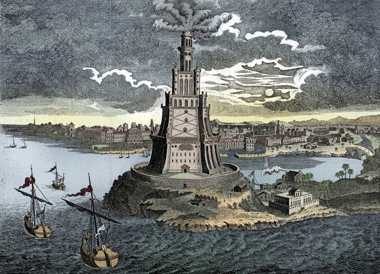 İskenderiye Pharos, 18. yüzyıl by Unbekannt