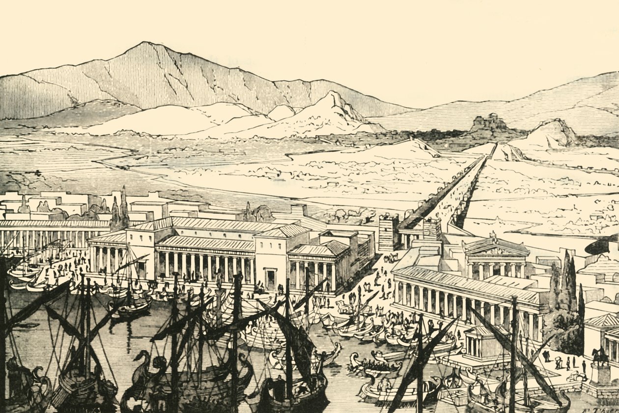 Uzun Duvarlı Pire, Restore Edilmiş, 1890. by Unbekannt