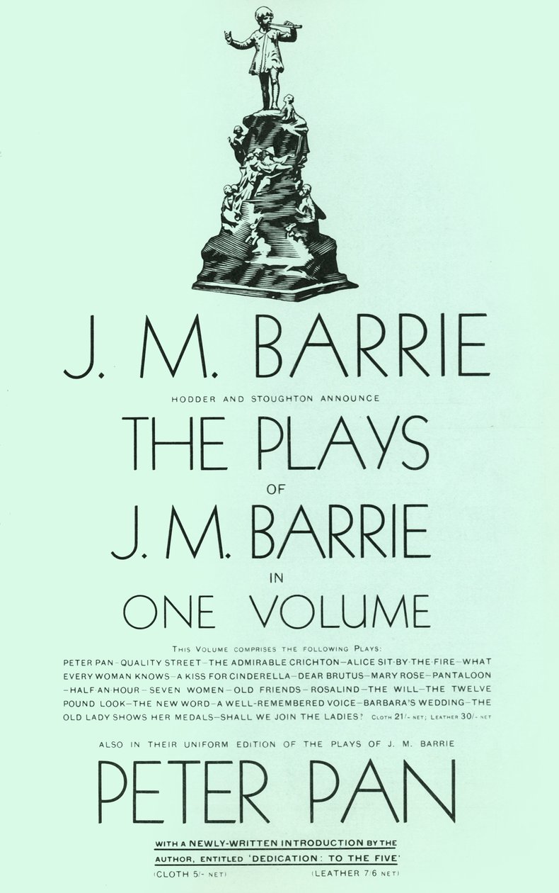 Bir Ciltte J.M. Barrie