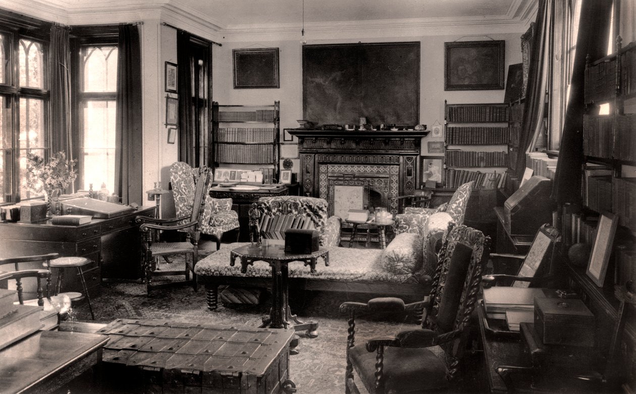 Şairler Çalışması, Farringford House, 20. Yüzyıl by Unbekannt