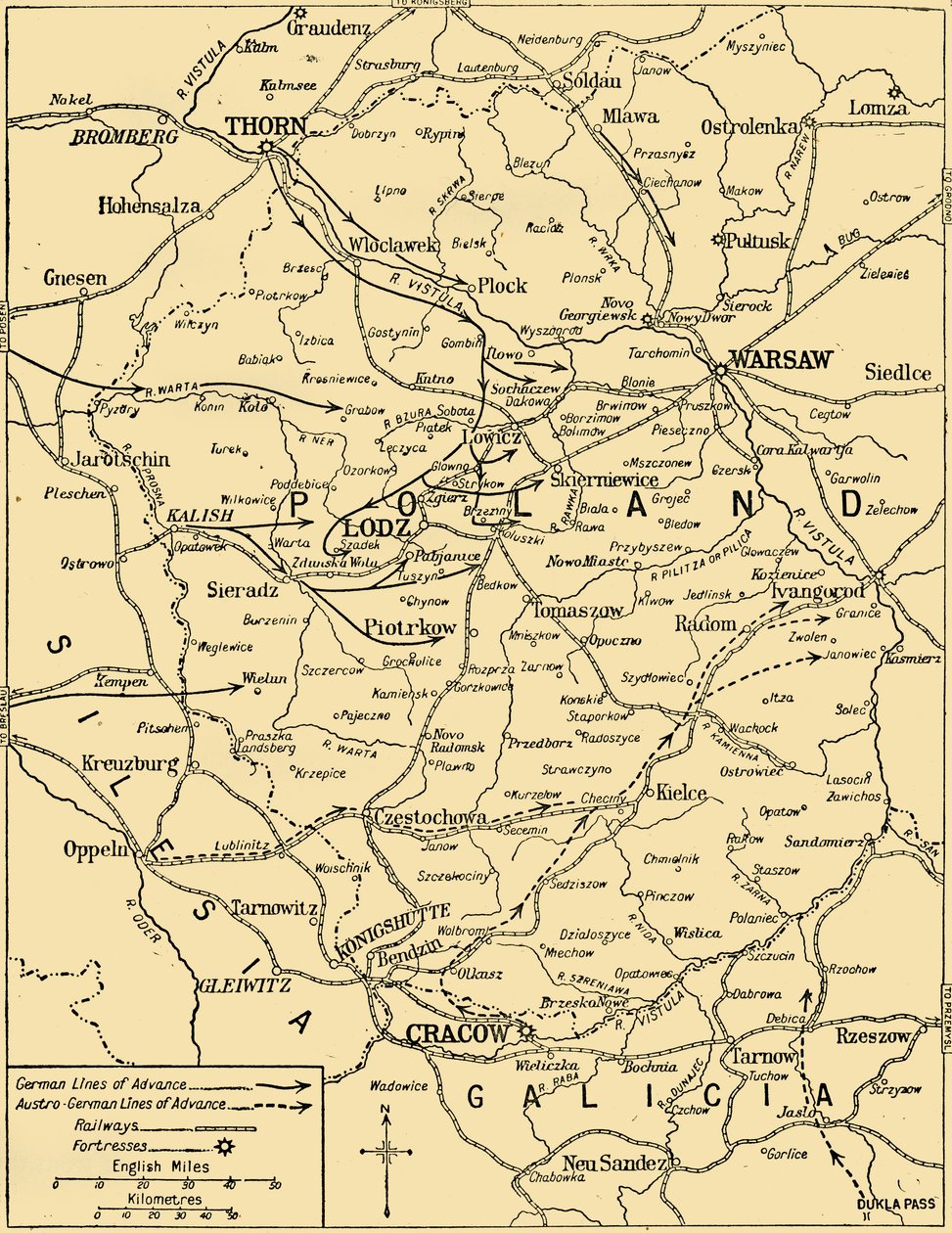 Polonya Seferi, 1914, c1920. by Unbekannt