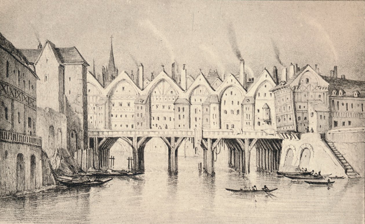 Pont St Michel, 1550, 1915 by Unbekannt