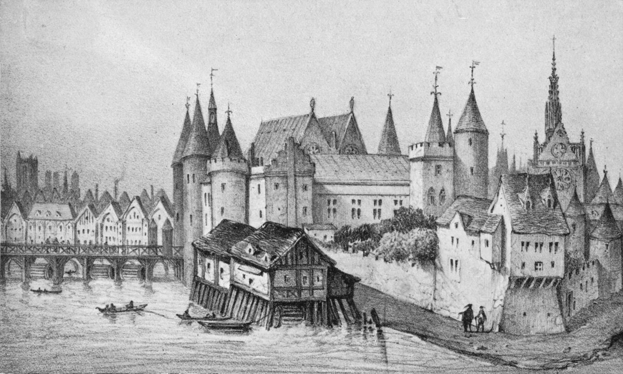 Pont aux Meuniers ve Palais du Roi de la Cite