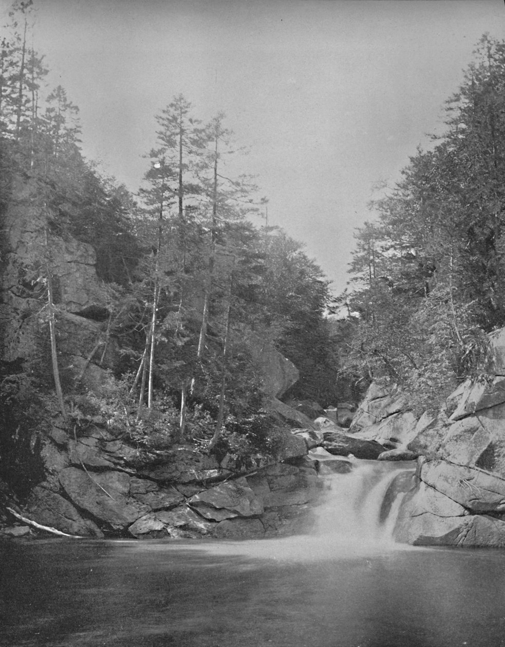 Havuz, Franconia Sıradağları, Beyaz Dağlar, c1897. by Unbekannt