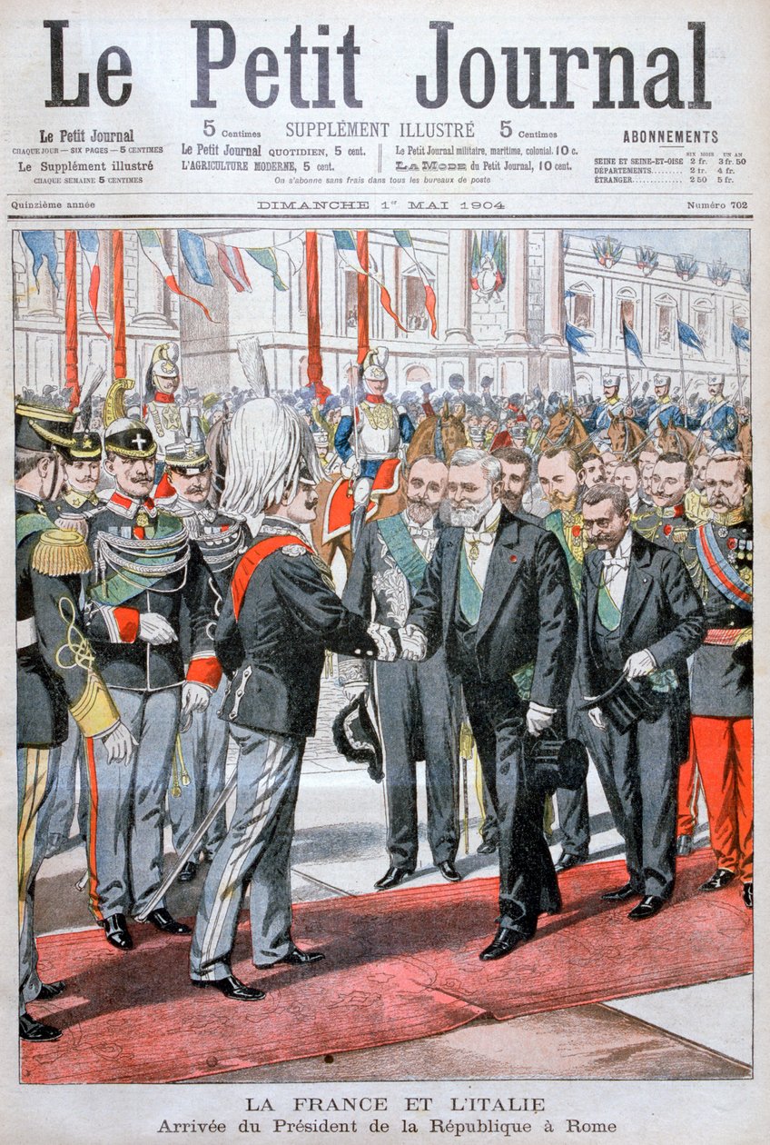 Fransa Cumhuriyeti Cumhurbaşkanı, 1904 Roma'da by Unbekannt