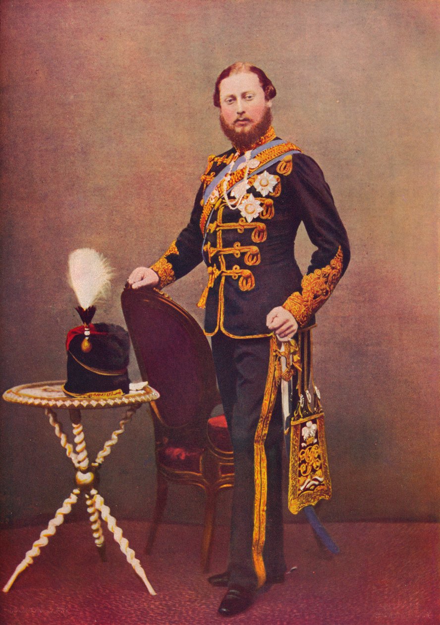 10 Hussars Albay olarak Galler Prensi, c1865 1910 by Unbekannt
