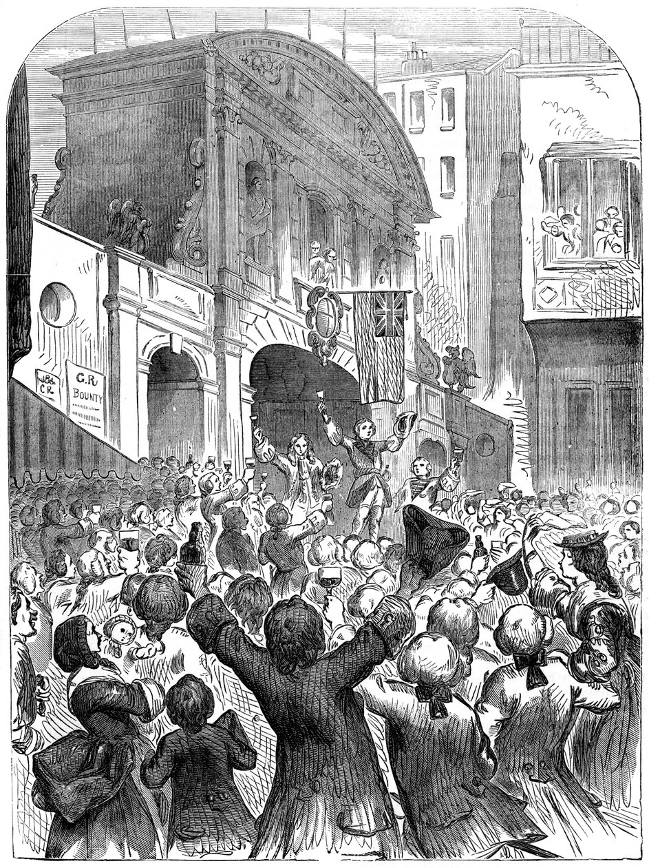 Galler Prensi, Temple Bar, Londra, 18. yüzyıl, 19. yüzyıl savaşta başarı içme by Unbekannt