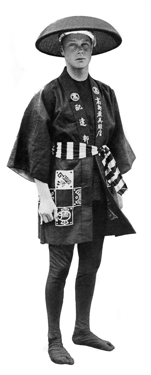 Japon kostümlü Galler Prensi, Japonya, 1922 by Unbekannt