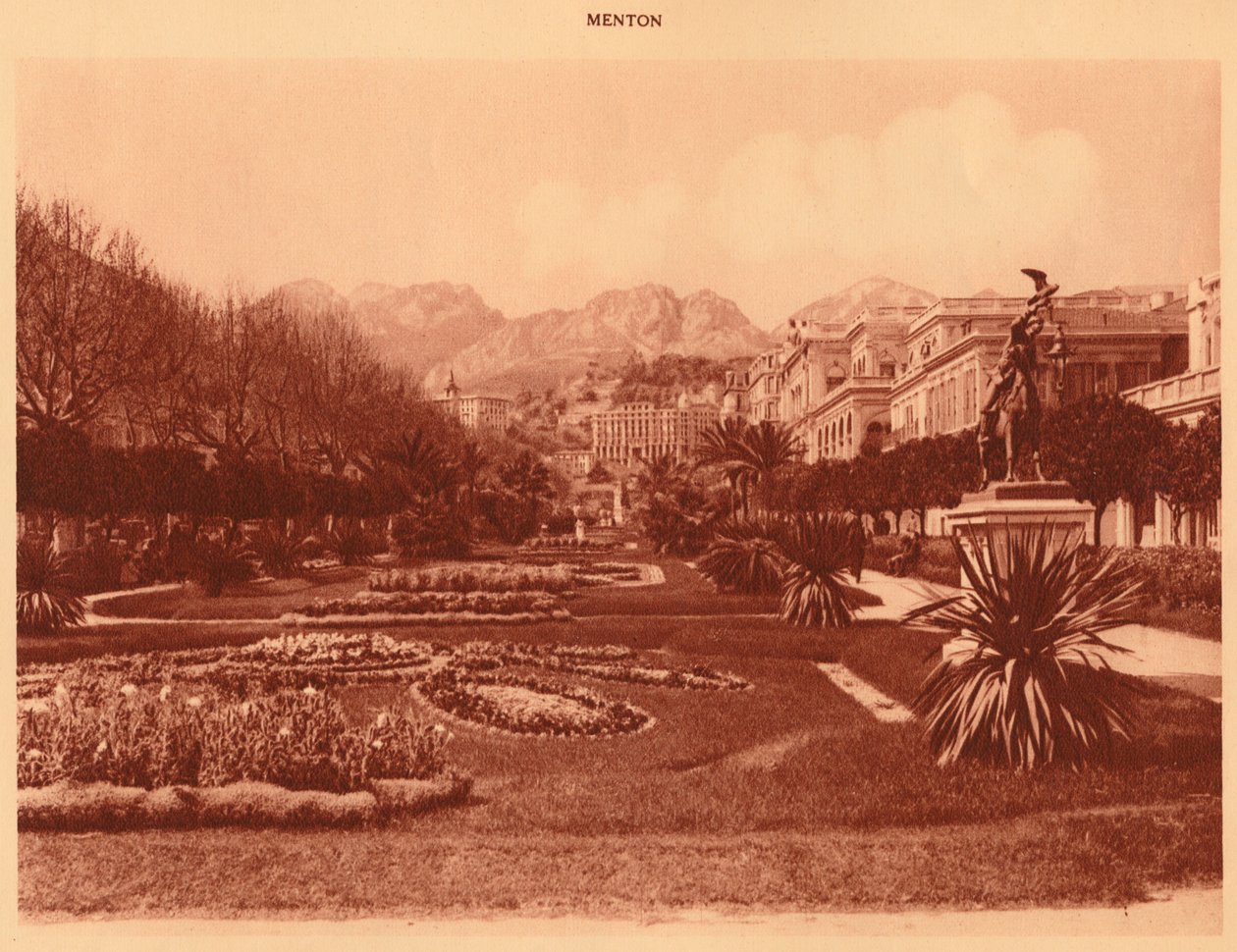 Halk Bahçesi, Menton, 1930. by Unbekannt